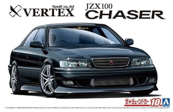 Aoshima 5981 1/24 VERTEX JZX100 CHASER TOURER V'98 - Hobby City NZ (8294597001453)