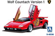 Aoshima 6336 1/24 WOLF COUNTACH VER. 1 1975 (7788020203757)