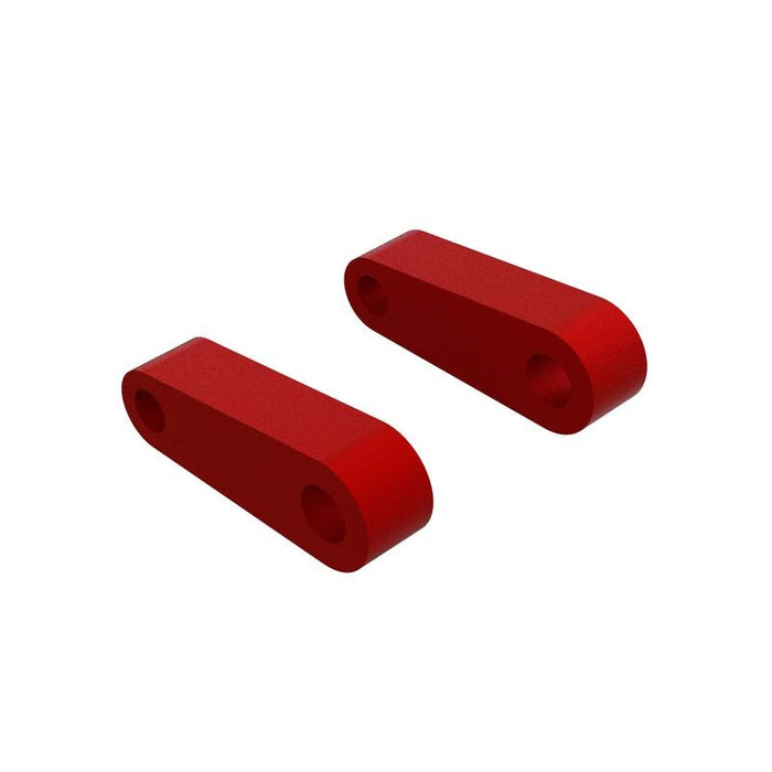 Arrma 330594 Aluminum Fr Suspension Mounts (Red) (2) - Hobby City NZ (8324281139437)