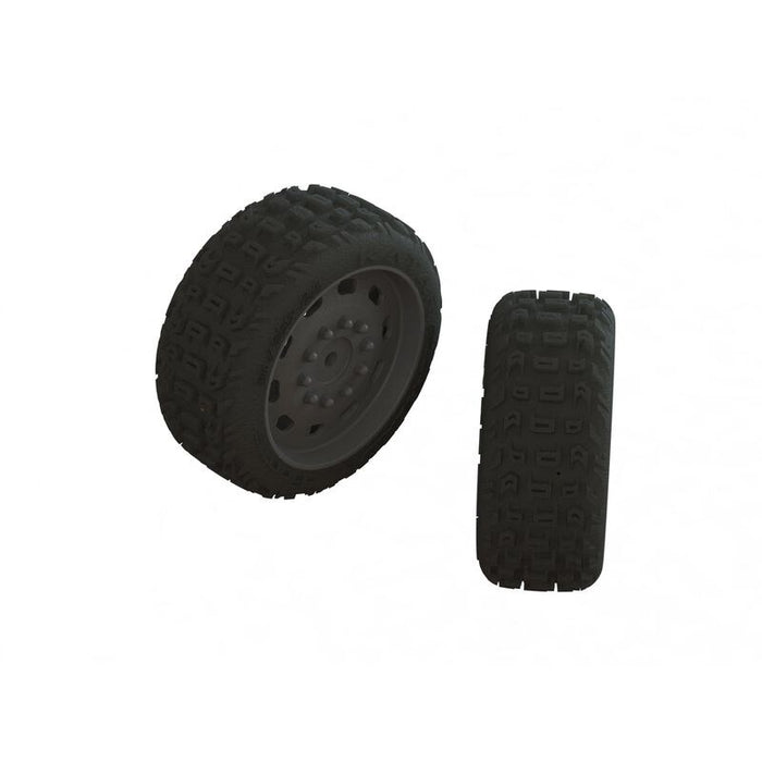 ARRMA ARA550083 dBoots KATAR 35/085 2.4 Tire Set Glued (1 Pair) (8742335217901)