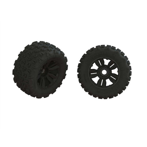 ARRMA ARA550089 dBoots Copperhead2 Big Block Mt Tire Set (Pair) Suit 8S EXB 24mm Hex - Hobby City NZ (8319014895853)