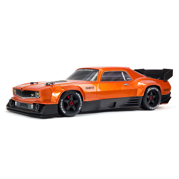 ARRMA ARA7617V2T2 1/7 FELONY 6S BLX Street Bash All-Road Muscle Car RTR Orange (8324273242349)