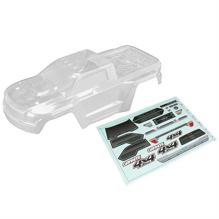 Arrma C3337 AR402261 Body Clear w/Decals GRANITE 4x4 (8324287824109)