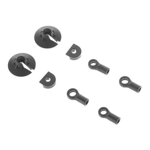 xArrma C8971 AR330338 Shock Rod End Set Nero (2) - Hobby City NZ (8324293755117)