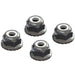 Arrma C9699 AR708008 Flanged Nyloc Locknut 4mm Silver (4) - Hobby City NZ (8324297654509)