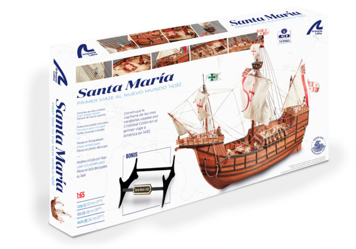 Artesania Latina 22411N 1/65 Santa Maria Caravel 1492 - Hobby City NZ (8279341105389)