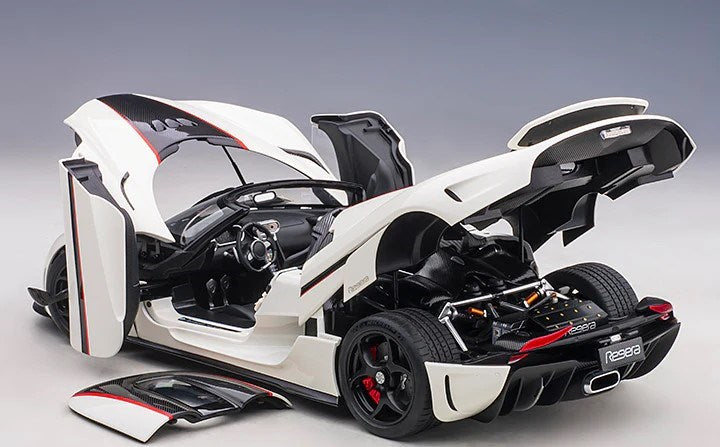 AUTOart 79027 1/18 Koenigsegg Regera White - Hobby City NZ (8346425819373)