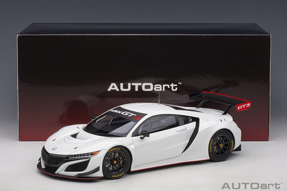 AUTOart 81898 1/18 '18 Honda NSX GT3 White (8346426081517)