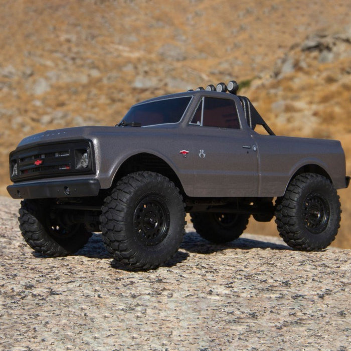 Axial 00001T2 1/24 SCX24 1967 Chevrolet C10 4WD RTR Dark Silver (8324305387757)