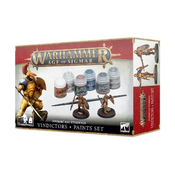 Warhammer Age of Sigmar 60-10 Stormcast Eternals - Vindictors + Paints Set - Hobby City NZ