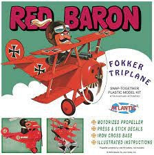 Atlantis Models AMCM5903 SNAP Red Baron Fokker Triplane (8346430111981)