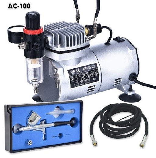 Fengda AC-100 COMPRESSOR SET WITH AIRBRUSH (6663806943281)