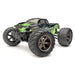 BlackZon 540075 1/12 2WD Warrior MT Electric Monster Truck RTR - Black/Green (8278361702637)