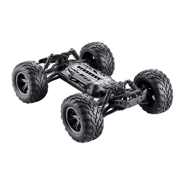 BlackZon 540075 1/12 2WD Warrior MT Electric Monster Truck RTR - Black/Green (8278361702637)