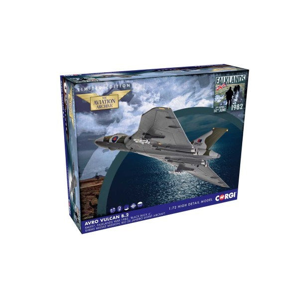 Corgi AA27206 1/72 Avro Vulcan B.2 XM597 'Black Buck 6' - Hobby City NZ (8134372294893)