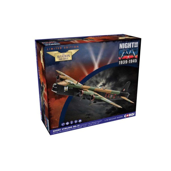 Corgi AA39504 1/72 Stirling Mk.III - LJ542/EX-G "The Gremlin Teaser" (8134372360429)