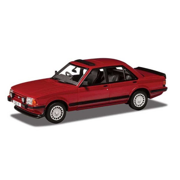 Corgi VA12416 1/43 Ford Granada Mk2 2.8 Injection Sport (Cardinal Red) - Vanguard Series (8134372425965)