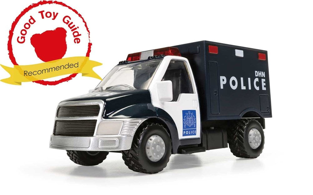 Corgi CH080 CHUNKIES: Emergency - Police Armoured Truck (Black/White) - Hobby City NZ