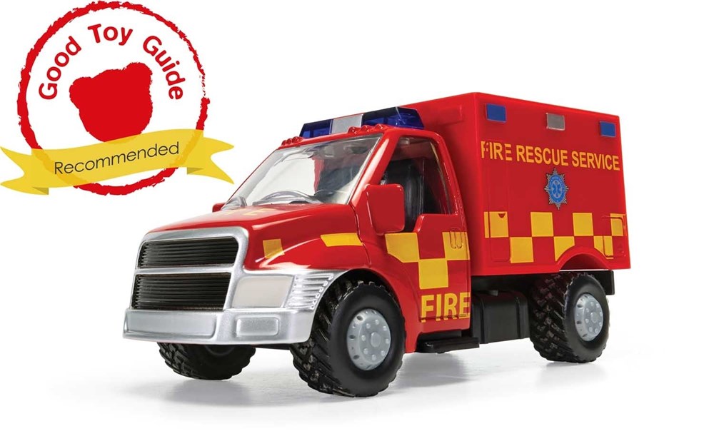Corgi CH082 CHUNKIES: Emergency - Rescue Fire Truck (Yellow/Red) - Hobby City NZ