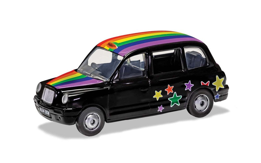 Corgi GS85929 London Taxi: Rainbow - Hobby City NZ (8278197272813)