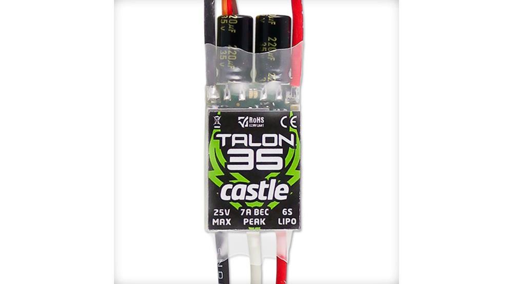 Castle Creations CSE010012200 Talon 35-Amp 25V ESC w/7-Amp BEC (7650679292141)