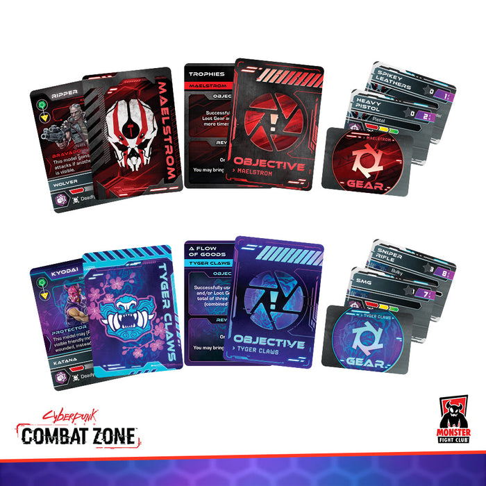 Monster Fight Club 45000 Cyberpunk Red Combat Zone 2 Player Starter Core Box (8826606616813)