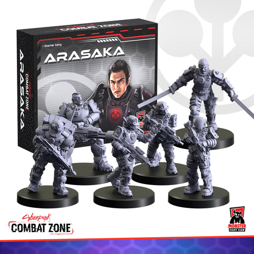 Monster Fight Club 45014 Cyberpunk Red Combat Zone Arasaka Faction Starter Box (8826607075565)