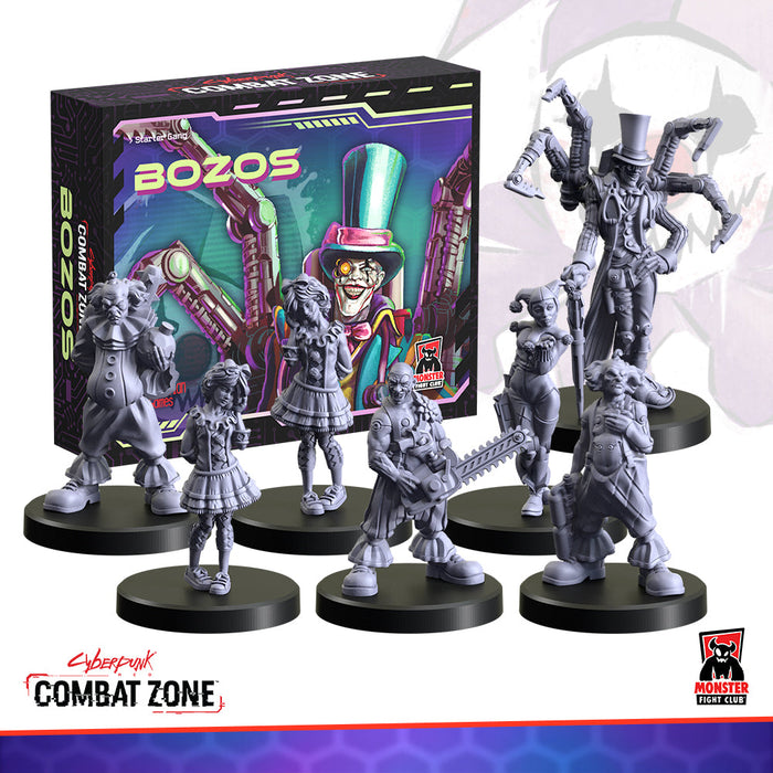 Monster Fight Club 45004 Cyberpunk Red Combat Zone Bozos Faction Starter Box (8826606780653)