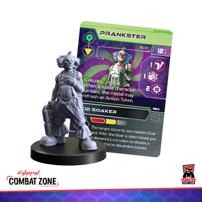 Monster Fight Club 45004 Cyberpunk Red Combat Zone Bozos Faction Starter Box (8826606780653)