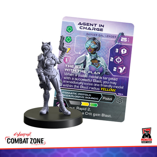 Monster Fight Club 45015 Cyberpunk Red Combat Zone Danger Gals Faction Starter Box (8826607108333)