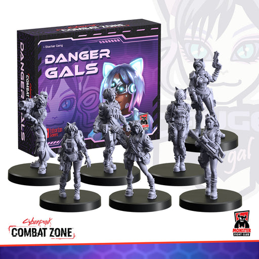 Monster Fight Club 45015 Cyberpunk Red Combat Zone Danger Gals Faction Starter Box (8826607108333)