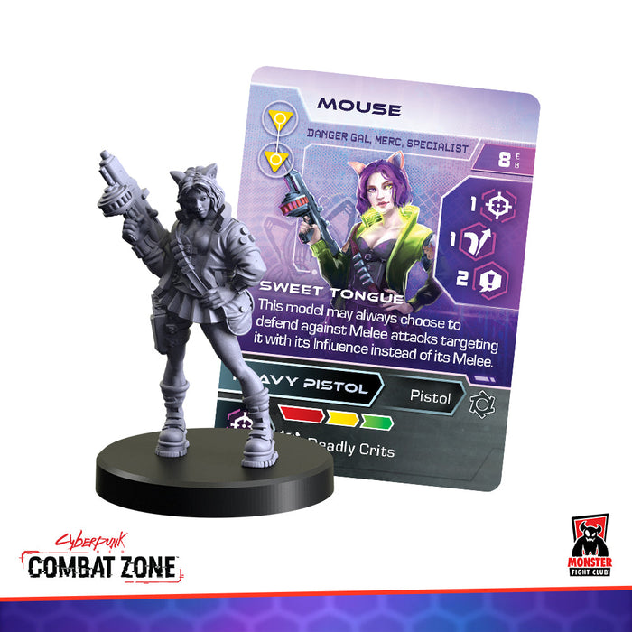 Monster Fight Club 45015 Cyberpunk Red Combat Zone Danger Gals Faction Starter Box (8826607108333)