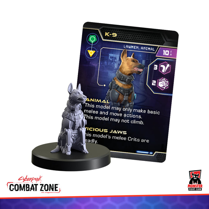 Monster Fight Club 45110 Cyberpunk Red Combat Zone Law Dogs Expansion (Lawmen Gonks) (8826607468781)