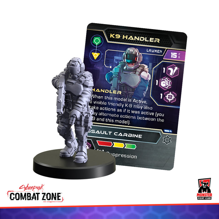 Monster Fight Club 45006 Cyberpunk Red Combat Zone Lawmen Faction Starter Box (8826606846189)