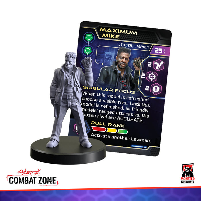 Monster Fight Club 45006 Cyberpunk Red Combat Zone Lawmen Faction Starter Box (8826606846189)