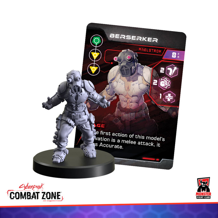 Monster Fight Club 45002 Cyberpunk Red Combat Zone Maelstrom Faction Starter Box (8826606682349)