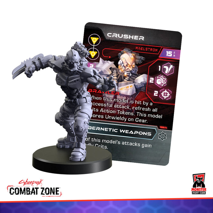 Monster Fight Club 45002 Cyberpunk Red Combat Zone Maelstrom Faction Starter Box (8826606682349)