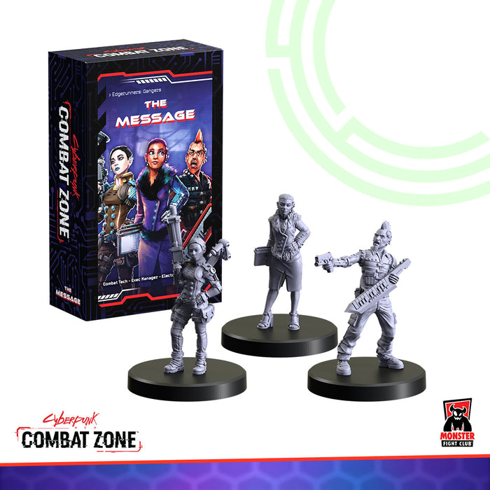 Monster Fight Club 45104 Cyberpunk Red Combat Zone The Message Expansion (Edgerunners) (8826607272173)