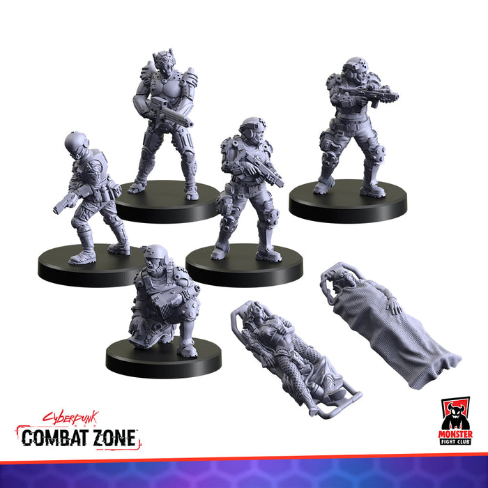 Monster Fight Club 45010 Cyberpunk Red Combat Zone Trauma Team Faction Starter Box (8826607042797)