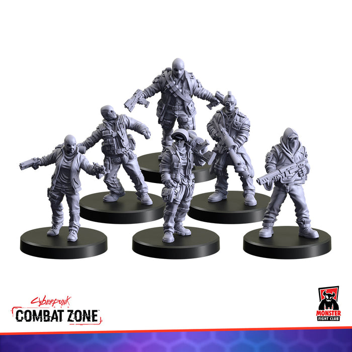 Monster Fight Club 45003 Cyberpunk Red Combat Zone Zoners Faction Starter Box (8826606715117)