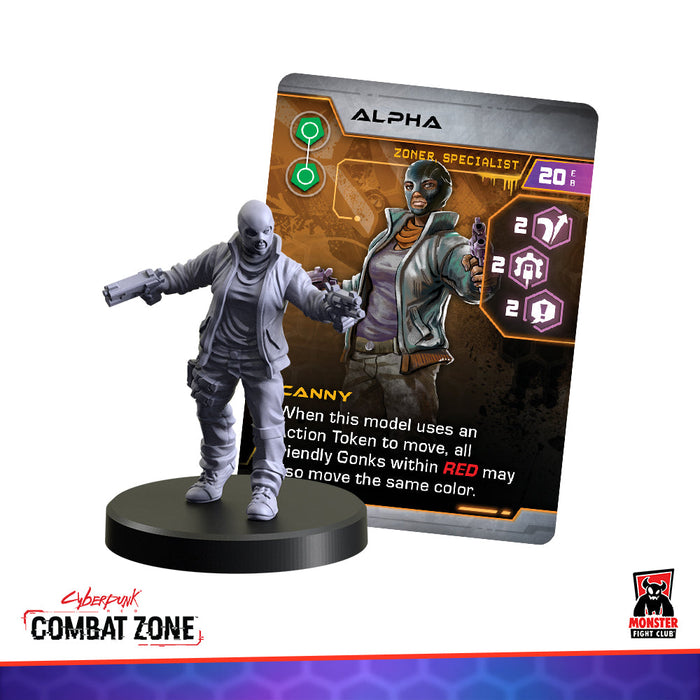 Monster Fight Club 45003 Cyberpunk Red Combat Zone Zoners Faction Starter Box (8826606715117)