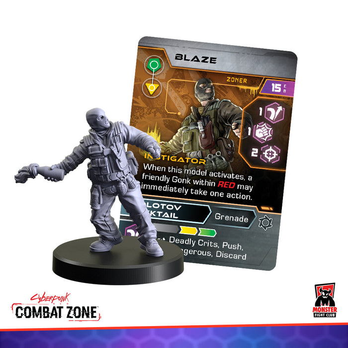 Monster Fight Club 45003 Cyberpunk Red Combat Zone Zoners Faction Starter Box (8826606715117)