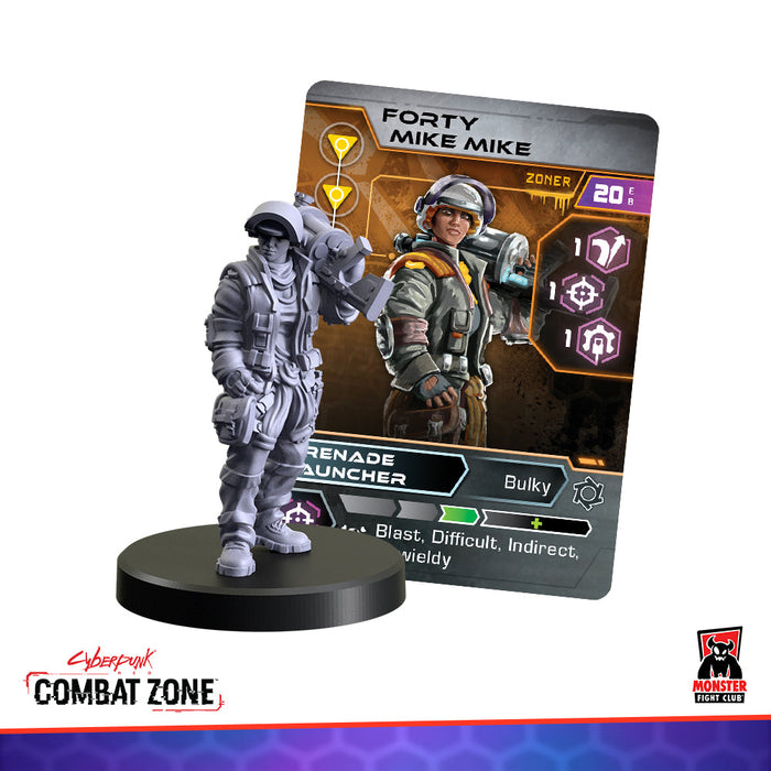 Monster Fight Club 45003 Cyberpunk Red Combat Zone Zoners Faction Starter Box (8826606715117)