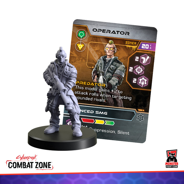 Monster Fight Club 45003 Cyberpunk Red Combat Zone Zoners Faction Starter Box (8826606715117)