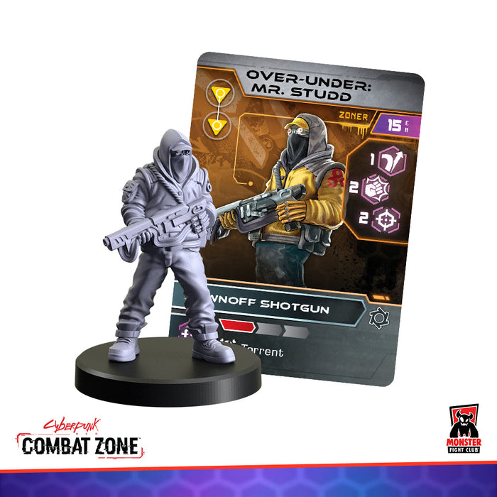 Monster Fight Club 45003 Cyberpunk Red Combat Zone Zoners Faction Starter Box (8826606715117)