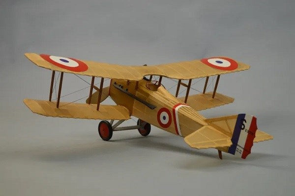 Dumas #238 Plane Kit: 18" SPAD S.VII - Rubber Powered Flying Model (7637934506221)