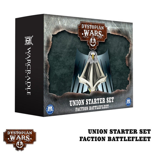 Warcradle DWA120000 Dystopian Wars: Union Starter Set -  Faction Battlefleet (8857500811501)