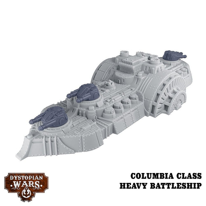 Warcradle DWA120008 Dystopian Wars: Columbia Battlefleet Set (8857501139181)