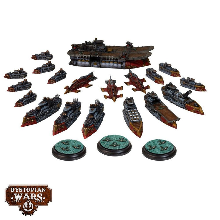 Warcradle DWA210006 Dystopian Wars: Victory Battlefleet Set (8857501565165)