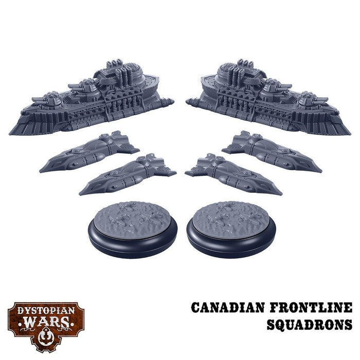 Warcradle DWA210009 Dystopian Wars: Canadian Frontline Squadrons (8857501663469)